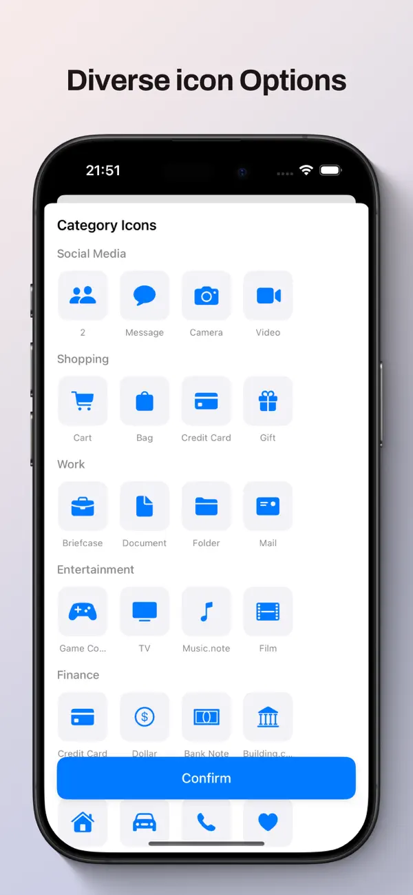 Local Password Manager icon selection screenshot from the App Store